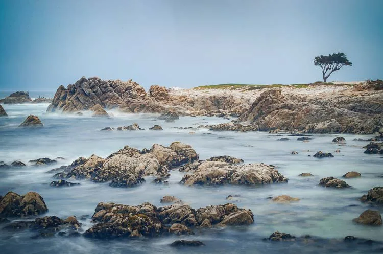 Beach Water With Neutral Density Filter