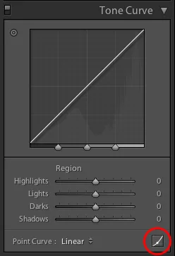 lightroom matte tutorial tone curve step 01
