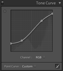 lightroom matte tutorial tone curve step 04