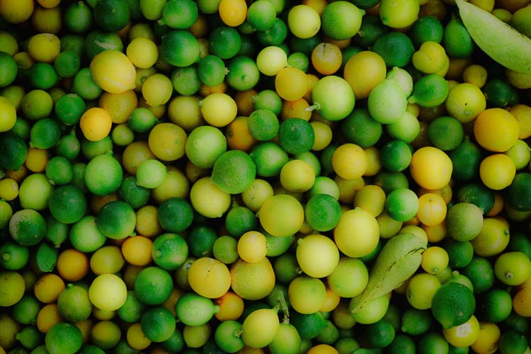 limes with decreased clarity limes with decreased clarity