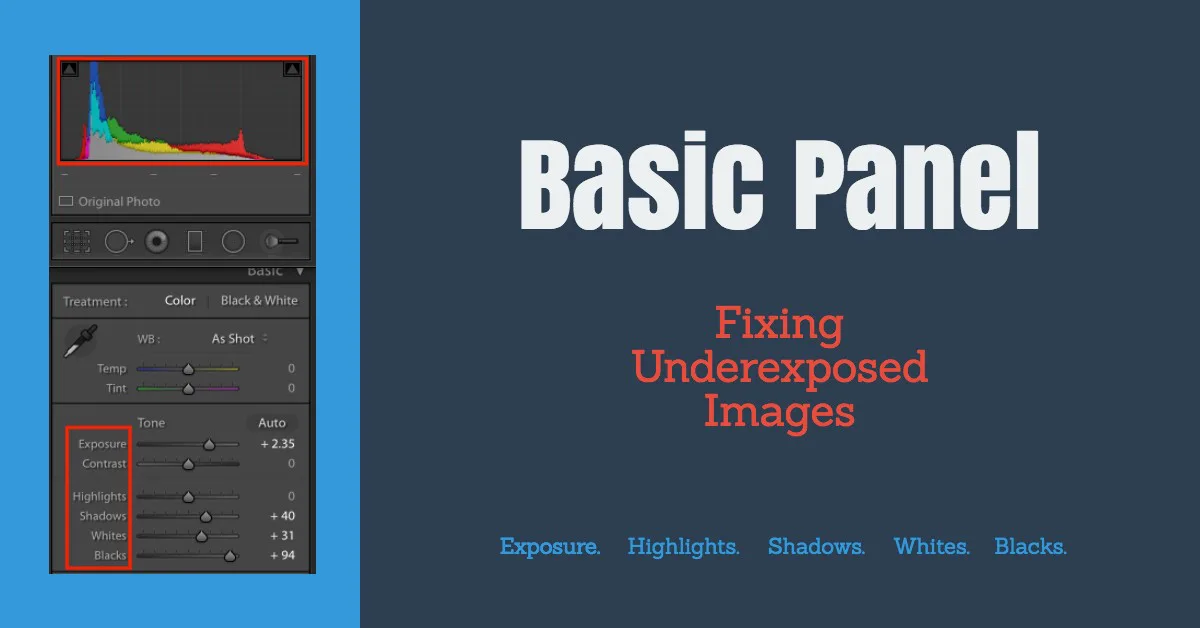 Basic Panel For Underexposed Photos